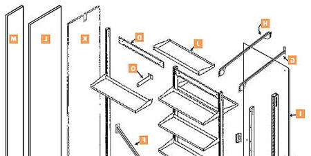 Pharmacy Shelving Parts